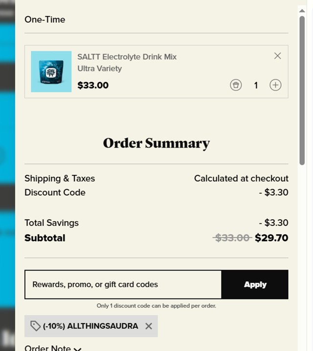 Keto Chow checkout page showing Keto Chow discount code box | Screenshot taken by SimplyCodes community member on Sep 6, 2025