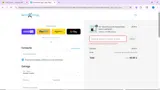 NJI98UHBVGY76TFC coupon verification screenshot