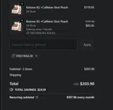 FREETRAIL30 coupon verification screenshot