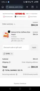 DHRU coupon verification screenshot