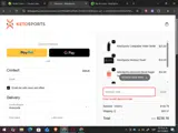 KETOFF coupon verification screenshot