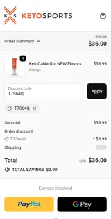 T7S64Q coupon verification screenshot