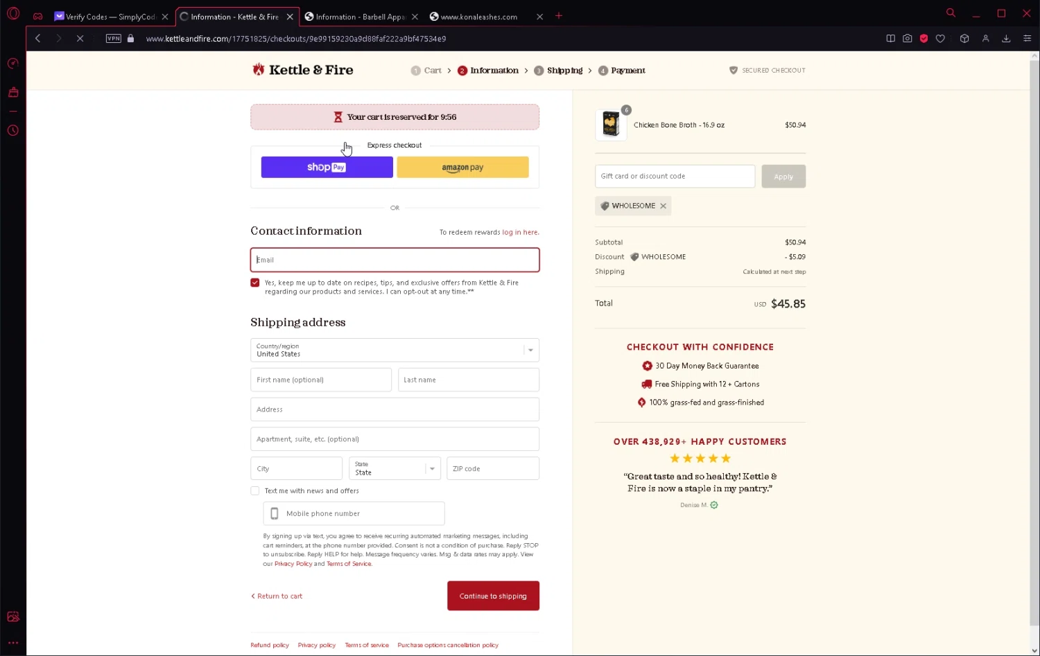 how to use Kettleandfire coupons
