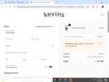 Kevin's Natural Foods coupon verification screenshot