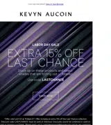 Kevyn Aucoin Beauty coupon verification screenshot