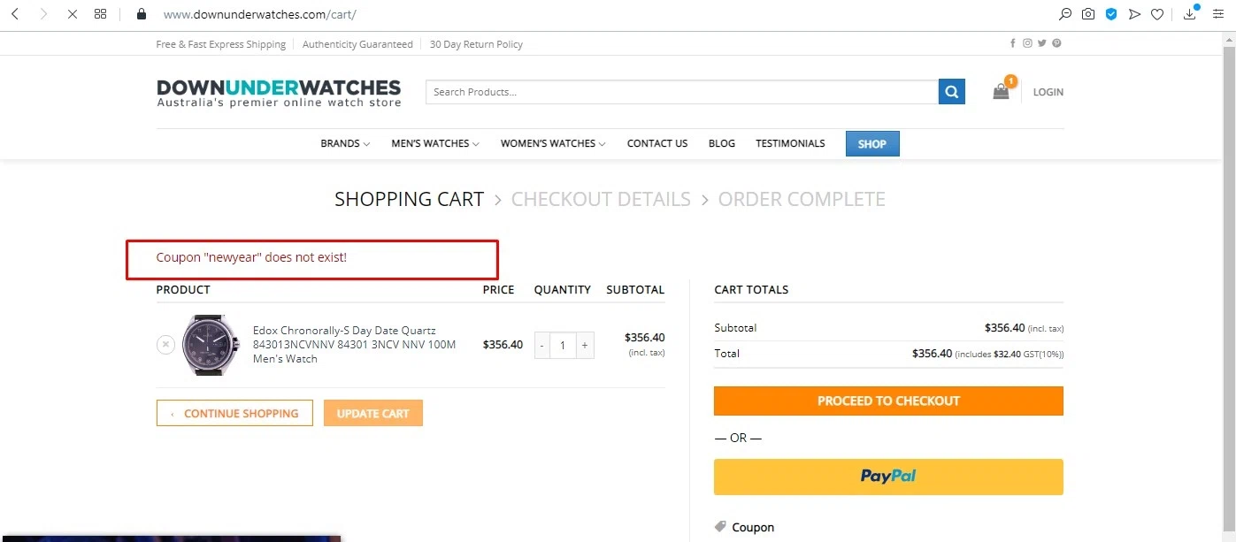 Kewadin Casinos checkout page showing Kewadin Casinos promo code box | Screenshot taken by SimplyCodes community member on May 9, 2021