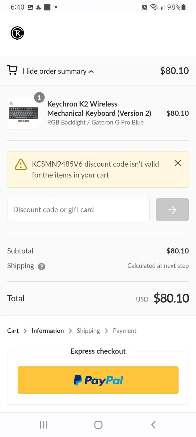 Keychron Discount Codes 10 Off August 2024