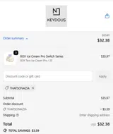 thatsonazia coupon verification screenshot