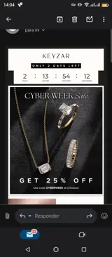 Cyberweek coupon verification screenshot