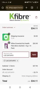 LXZ-2ATU4YO coupon verification screenshot