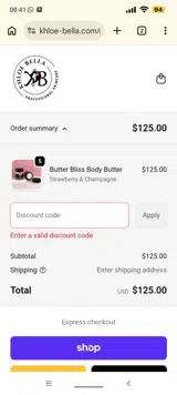 10LUJO coupon verification screenshot