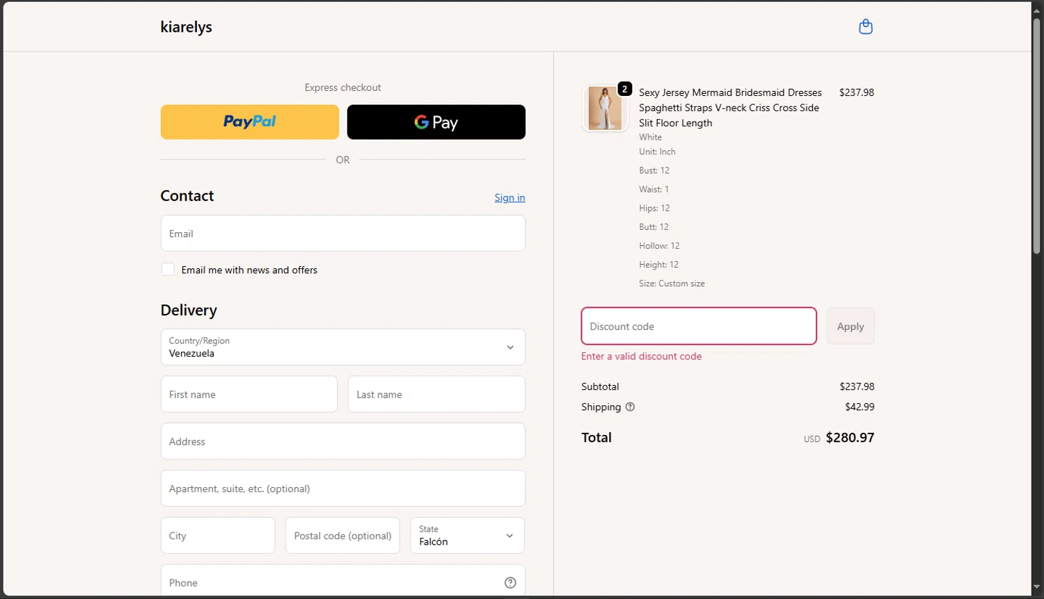 kiarelys promo code screenshot showing code KVIP06 applied at kiarelys checkout page. Uploaded by SimplyCodes community member TokioMiller on Oct 23, 2025