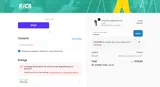 kicacare coupon verification screenshot