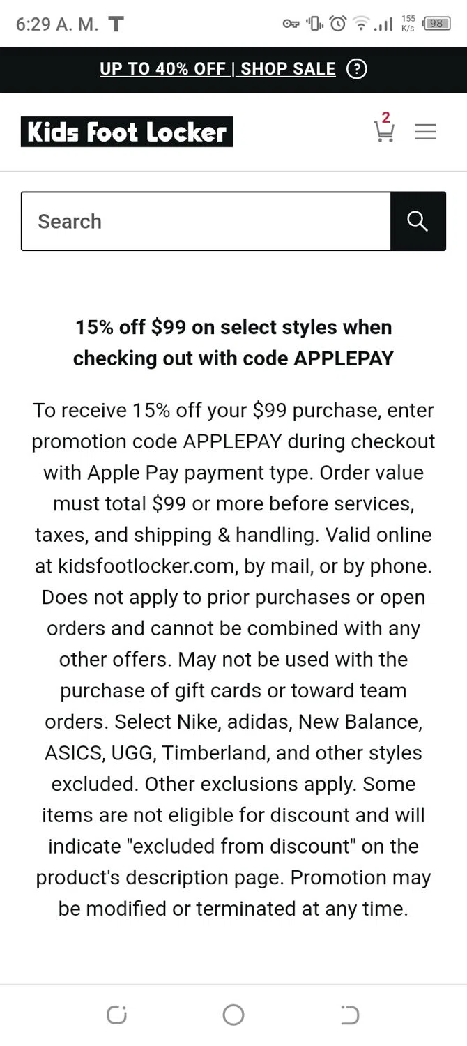 Kids Foot Locker Coupons 15 Off Promo Codes in August 2024 SimplyCodes