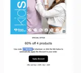 CYBER60 coupon verification screenshot