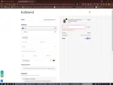 Kidsland coupon verification screenshot