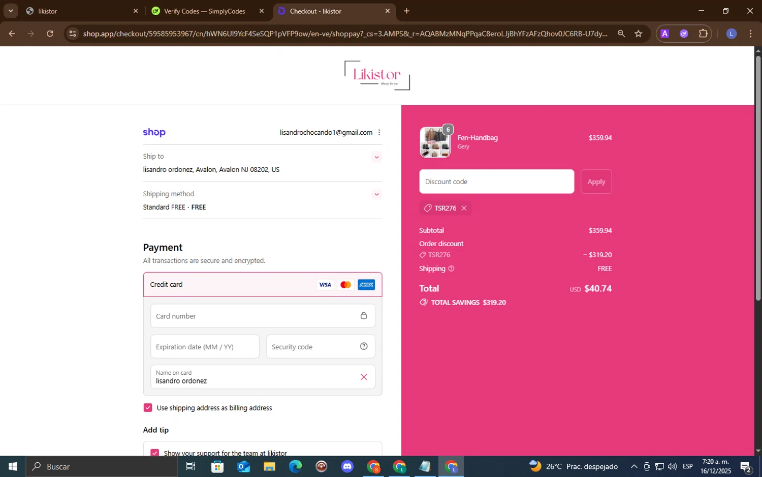 KidZania checkout page showing KidZania promo code box | Screenshot taken by SimplyCodes community member on Feb 5, 2026