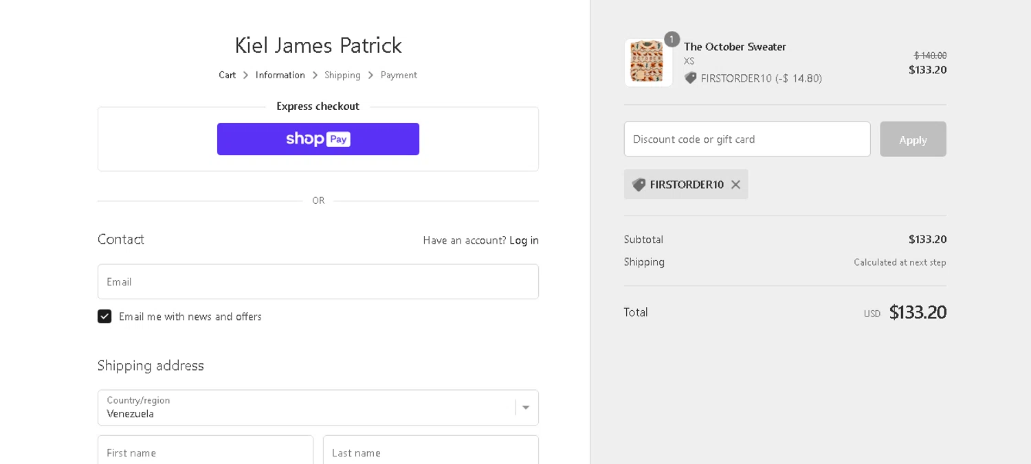 Kiel James Patrick Coupons 10 Off Promo Codes in August 2024