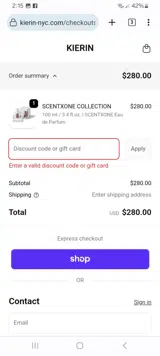 GiftBack30 coupon verification screenshot