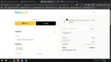 Vanilla coupon verification screenshot