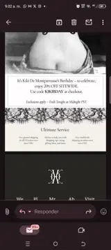 Kikibday coupon verification screenshot