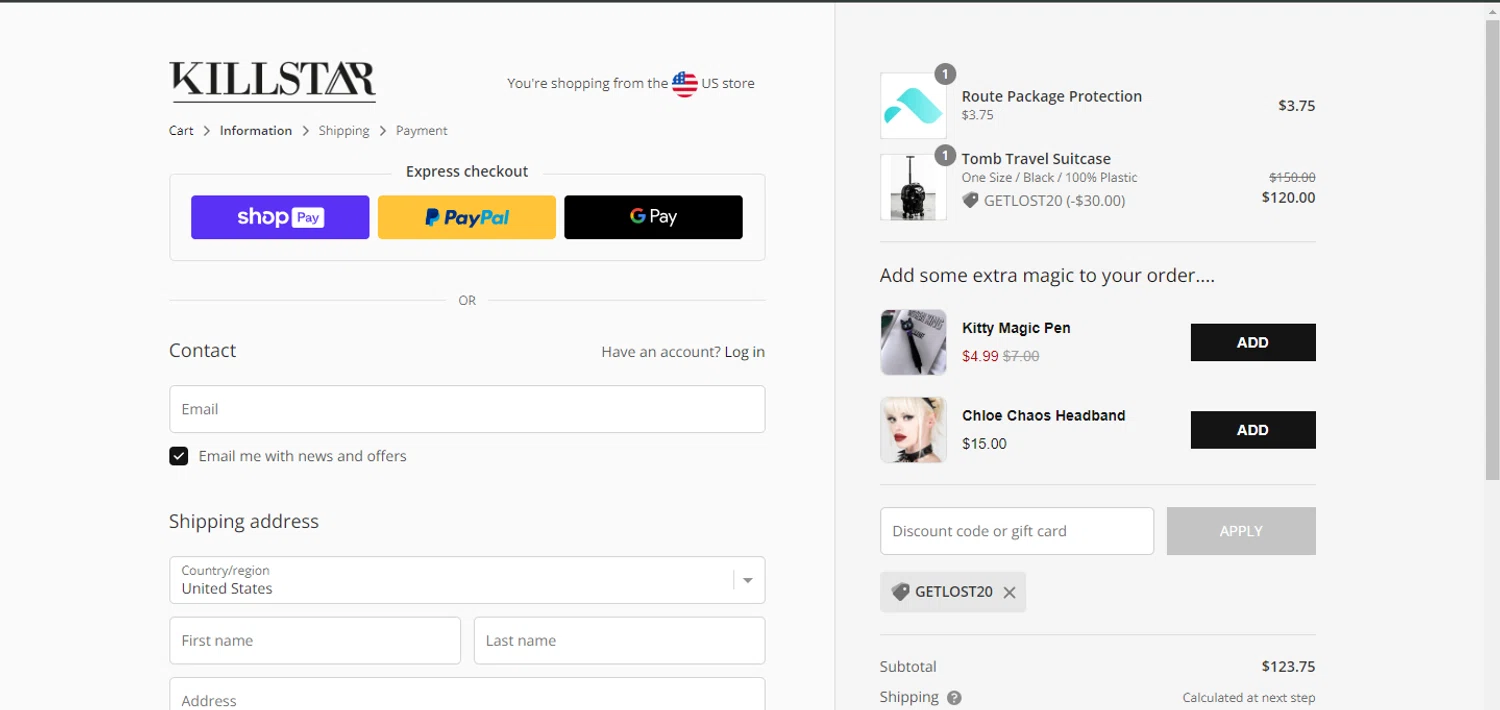Killstar Promo Codes 30 Off June 2024