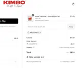 WELCOME10 coupon verification screenshot