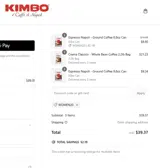 WOMEN20 coupon verification screenshot