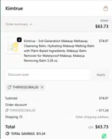 Kimtrue coupon verification screenshot