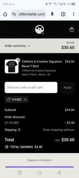 Kinda Fit Kinda Fat coupon verification screenshot