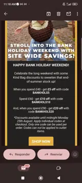 BANKHOLS5 coupon verification screenshot