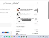Kindred Black coupon verification screenshot