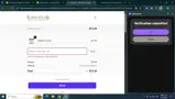 Kinetics Cosmetics coupon verification screenshot