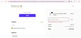 Kinetics Cosmetics coupon verification screenshot