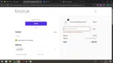 Kinetics Cosmetics coupon verification screenshot