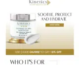 Kinetics Cosmetics coupon verification screenshot