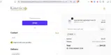 Kinetics Cosmetics coupon verification screenshot