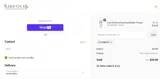 Kinetics Cosmetics coupon verification screenshot