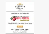 APPLE20 coupon verification screenshot