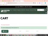 Kingdom Kratom coupon verification screenshot