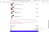King Lou Pets coupon verification screenshot