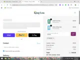 King Lou Pets coupon verification screenshot