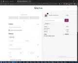 King Lou Pets coupon verification screenshot