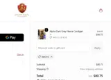 The King McNeal Collection coupon verification screenshot