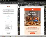 BITES coupon verification screenshot