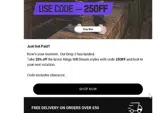 25OFF coupon verification screenshot