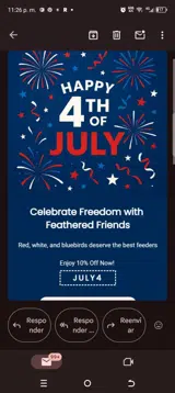 July4 coupon verification screenshot