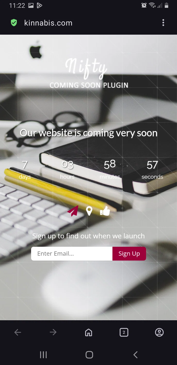 Kinnabis promo code screenshot showing code kinnabisnxd applied at Kinnabis checkout page. Uploaded by SimplyCodes community member CARLOSSLIM on Feb 23, 2026