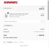CLEAN150 coupon verification screenshot