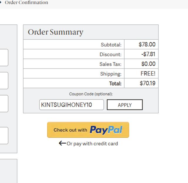 Kintsugi Hair checkout page showing Kintsugi Hair coupon code box | Screenshot taken by SimplyCodes community member on Feb 12, 2025